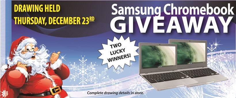 Holiday Chromebook Giveaway